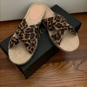 J.Crew leopard espadrille